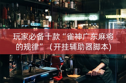 玩家必备十款“雀神广东麻将的规律”（开挂辅助器脚本)