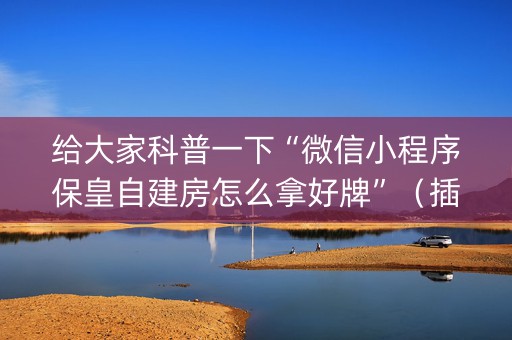 给大家科普一下“微信小程序保皇自建房怎么拿好牌”（插件可信吗)