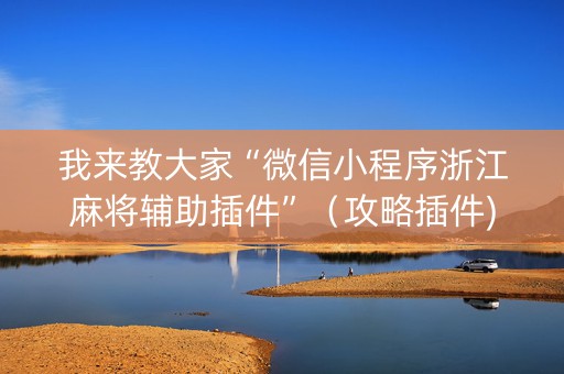 我来教大家“微信小程序浙江麻将辅助插件”（攻略插件)