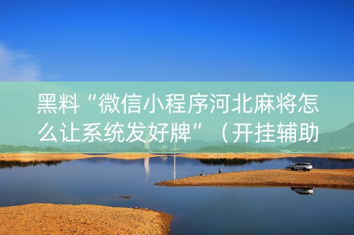 黑料“微信小程序河北麻将怎么让系统发好牌”（开挂辅助脚本)