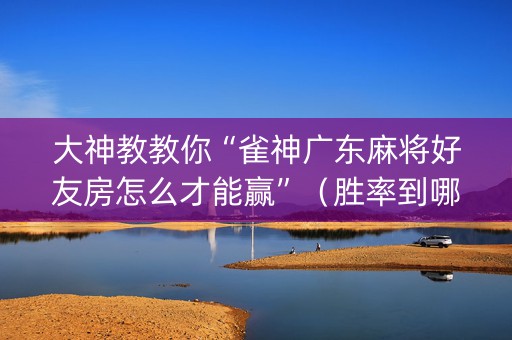 大神教教你“雀神广东麻将好友房怎么才能赢”（胜率到哪调)