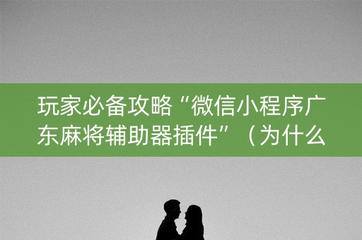 玩家必备攻略“微信小程序广东麻将辅助器插件”（为什么有人一直赢)
