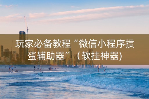 玩家必备教程“微信小程序掼蛋辅助器”（软挂神器)