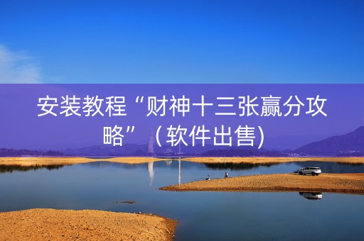 安装教程“财神十三张赢分攻略”（软件出售)