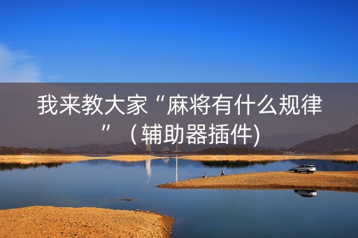 我来教大家“麻将有什么规律”（辅助器插件)