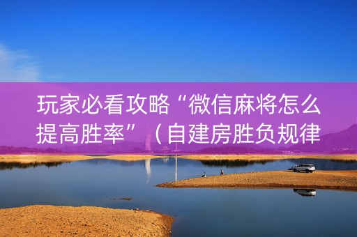 玩家必看攻略“微信麻将怎么提高胜率”（自建房胜负规律)