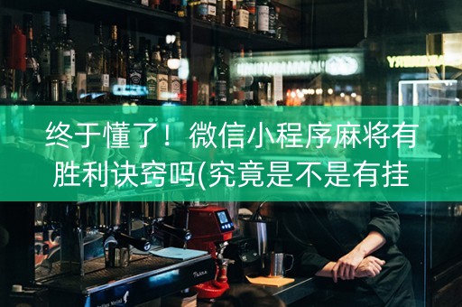 终于懂了！微信小程序麻将有胜利诀窍吗(究竟是不是有挂)