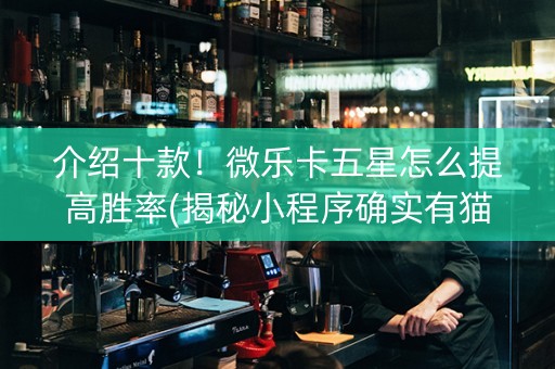 介绍十款！微乐卡五星怎么提高胜率(揭秘小程序确实有猫腻)