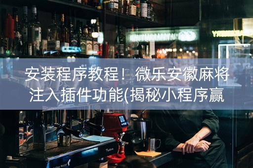 安装程序教程！微乐安徽麻将注入插件功能(揭秘小程序赢的秘诀)