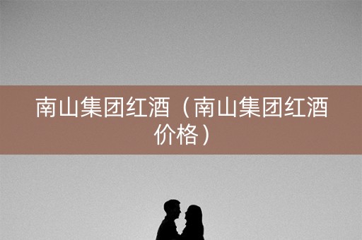南山集团红酒（南山集团红酒价格）
