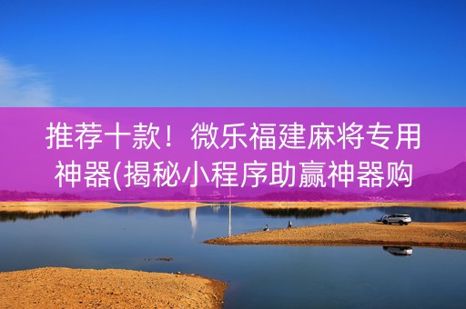 推荐十款！微乐福建麻将专用神器(揭秘小程序助赢神器购买)