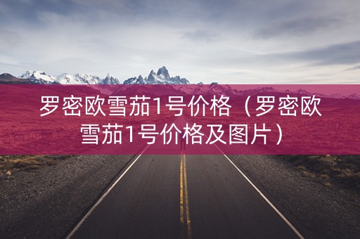 罗密欧雪茄1号价格（罗密欧雪茄1号价格及图片）