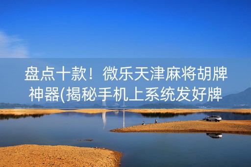 盘点十款！微乐天津麻将胡牌神器(揭秘手机上系统发好牌)