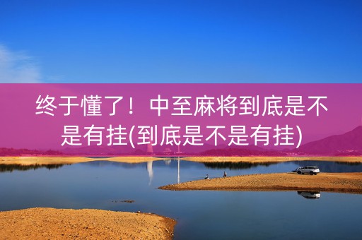 终于懂了！中至麻将到底是不是有挂(到底是不是有挂)