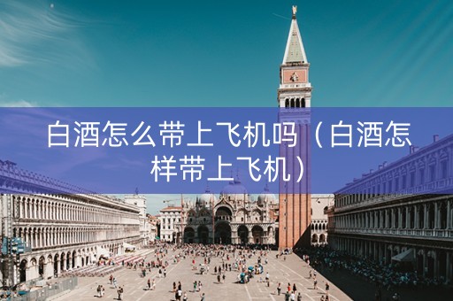 白酒怎么带上飞机吗（白酒怎样带上飞机）
