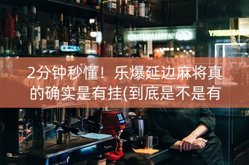 2分钟秒懂！乐爆延边麻将真的确实是有挂(到底是不是有挂)