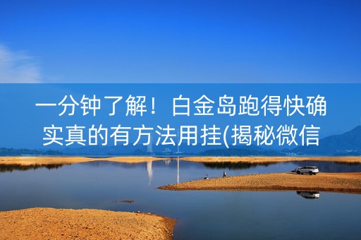 一分钟了解！白金岛跑得快确实真的有方法用挂(揭秘微信里提高赢的概率)