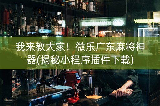 我来教大家！微乐广东麻将神器(揭秘小程序插件下载)