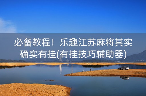 必备教程！乐趣江苏麻将其实确实有挂(有挂技巧辅助器)