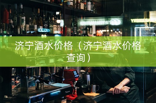 济宁酒水价格（济宁酒水价格查询）