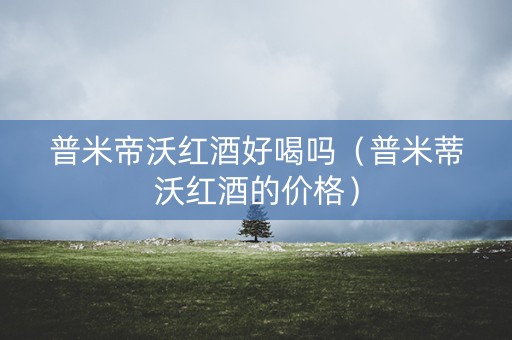 普米帝沃红酒好喝吗（普米蒂沃红酒的价格）