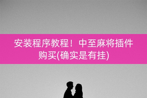 安装程序教程！中至麻将插件购买(确实是有挂)
