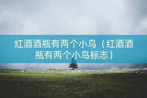 红酒酒瓶有两个小鸟（红酒酒瓶有两个小鸟标志）