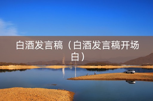 白酒发言稿（白酒发言稿开场白）