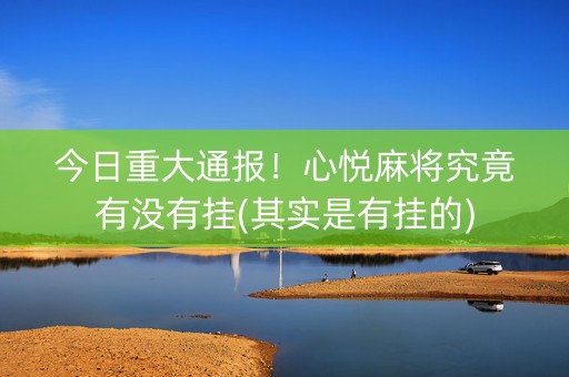 今日重大通报！心悦麻将究竟有没有挂(其实是有挂的)