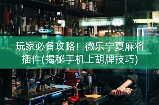 玩家必备攻略！微乐宁夏麻将插件(揭秘手机上胡牌技巧)