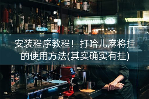 安装程序教程！打哈儿麻将挂的使用方法(其实确实有挂)