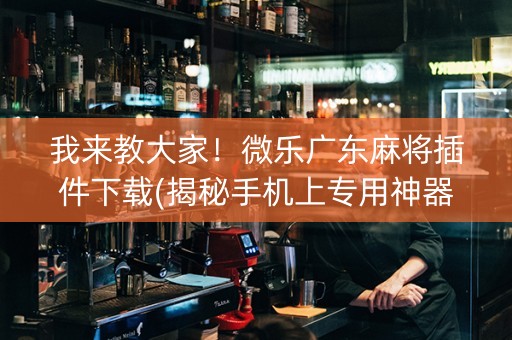 我来教大家！微乐广东麻将插件下载(揭秘手机上专用神器)