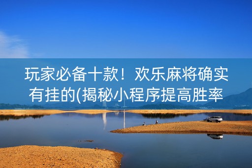 玩家必备十款！欢乐麻将确实有挂的(揭秘小程序提高胜率)