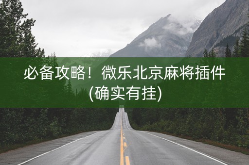 必备攻略！微乐北京麻将插件(确实有挂)