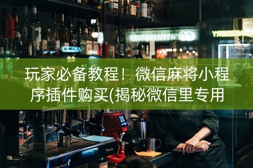 玩家必备教程！微信麻将小程序插件购买(揭秘微信里专用神器下载)