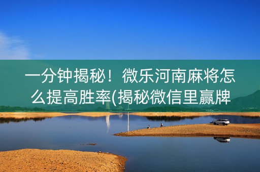 一分钟揭秘！微乐河南麻将怎么提高胜率(揭秘微信里赢牌的技巧)