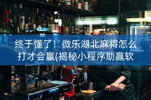 终于懂了！微乐湖北麻将怎么打才会赢(揭秘小程序助赢软件)