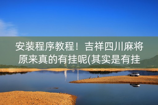 安装程序教程！吉祥四川麻将原来真的有挂呢(其实是有挂确实有挂)