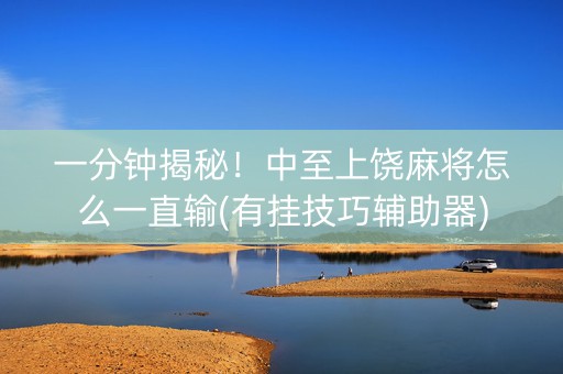 一分钟揭秘！中至上饶麻将怎么一直输(有挂技巧辅助器)