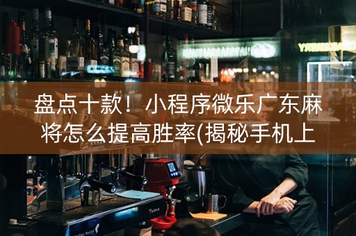 盘点十款！小程序微乐广东麻将怎么提高胜率(揭秘手机上胡牌神器)