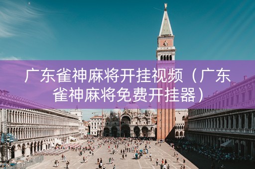 广东雀神麻将开挂视频（广东雀神麻将免费开挂器）