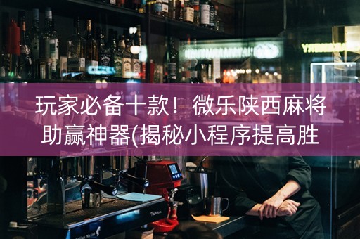 玩家必备十款！微乐陕西麻将助赢神器(揭秘小程序提高胜率)