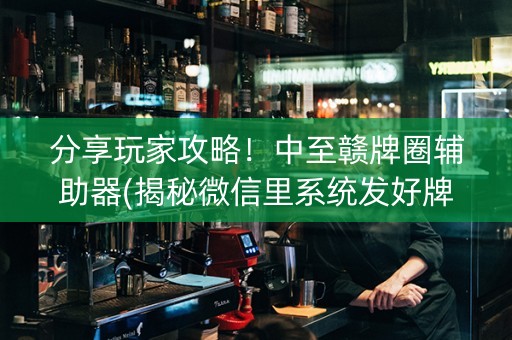 分享玩家攻略！中至赣牌圈辅助器(揭秘微信里系统发好牌)
