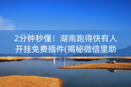 2分钟秒懂！湖南跑得快有人开挂免费插件(揭秘微信里助赢神器)