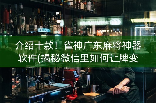 介绍十款！雀神广东麻将神器软件(揭秘微信里如何让牌变好)
