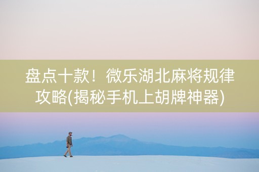 盘点十款！微乐湖北麻将规律攻略(揭秘手机上胡牌神器)