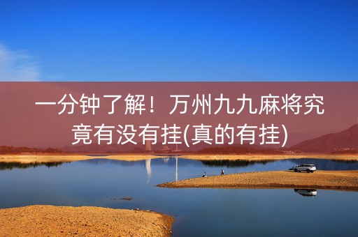 一分钟了解！万州九九麻将究竟有没有挂(真的有挂)