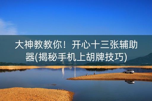 大神教教你！开心十三张辅助器(揭秘手机上胡牌技巧)