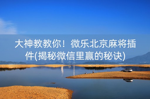 大神教教你！微乐北京麻将插件(揭秘微信里赢的秘诀)