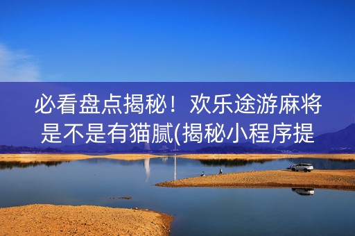 必看盘点揭秘！欢乐途游麻将是不是有猫腻(揭秘小程序提高胜率)